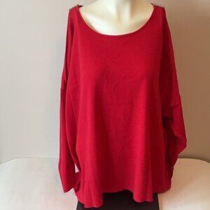 Michael Kors Crimson Cold Shoulder Top
